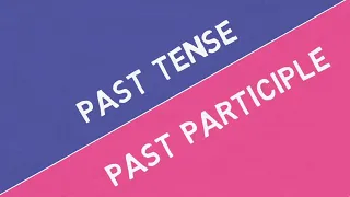 Past Tense and Past Participle | Difference between past and past participle | Happy Learning Centre