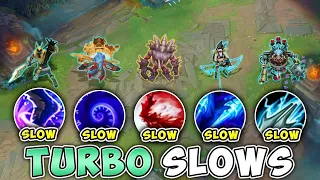 WE RAN A TURBO SLOW COMP AND THEY LITERALLY CAN'T MOVE (1000% SLOWS)