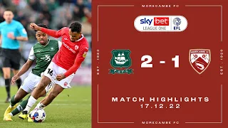 Highlights | Plymouth Argyle 2 Morecambe 1