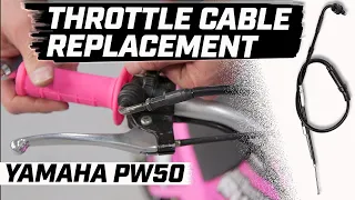 How To Replace the Throttle Cable on a Yamaha PW50