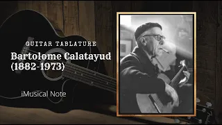 Guitar TAB - Bartolomé Calatayud : Vals ( 1 ) | Tutorial Sheet Lesson #iMn