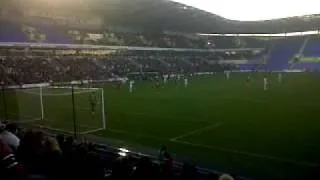 Full Voice Stevenage Fans at Reading 2012 FA Cup 3rd round