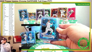 2022 Topps Update Chrome SAPPHIRE Full Case PYT!