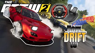 HOW to DRIFT in THE CREW 2 with a STEERING WHEEL in 2023! | FERRARI 458 SPIDER RACING WHEEL...