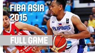 Philippines v Iran - Group E - Full Game - 2015 FIBA Asia Championship