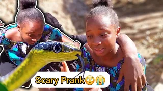 She Cried😭 Snake Prank on My Girlfriend Inside African Village Goes Wrong💔😳 Got Scary