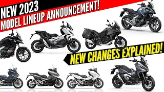 New 2023 Honda Motorcycles & Scooters Released! Model Lineup Announcement Review