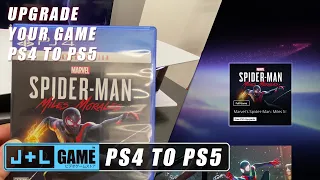 How to Upgrade PS4 Games to PS5 we show you using Miles Morales for the PS4