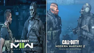 Ghost and Soap Mactavish - Best moments Comparison from both Call Of Duty: Modern Warfare 2 Games...