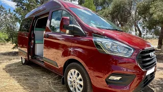 Van tour Ford Transit custom campervan