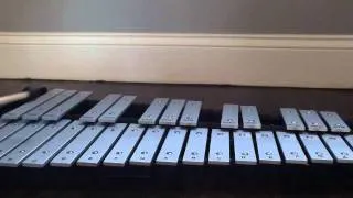 We Wish you a Merry Christmas using a xylophone!