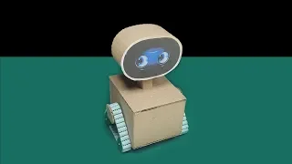 How to make a simple robot remote control robot home with cardboard | WALL E | Sagaz Perenne