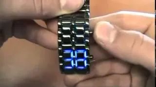 Железный Самурай Часы samurai led watch