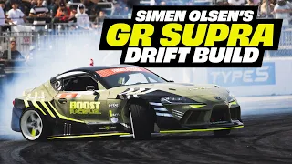 IS SIMEN OLSEN THE BIGGEST UNDERDOG in Formula DRIFT?! (2JZ Toyota GR Supra Build)