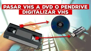 Como pasar VHS a DVD o PEN   Digitalizar VHS