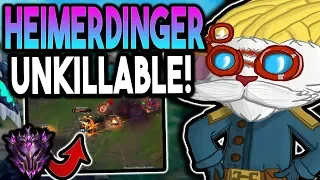 NEW HEIMERDINGER BUFFS MAKE ME UNKILLABLE IN MASTER TIER? - League of Legends