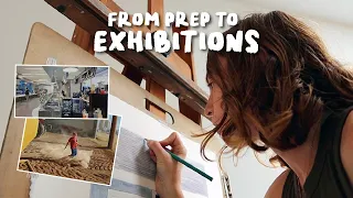 the little steps pushing my art forward | art process vlog