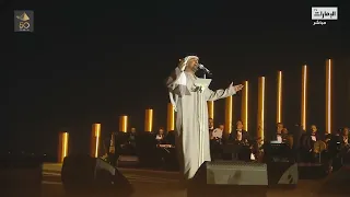 حسين الجسمي يشعل مسرح الأهرامات بأغنية "بشرة خير" 😍