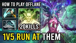 How to Play Offlane Death Prophet in 7.35 with 1v5 Unlimited Spirit Siphon Dota 2