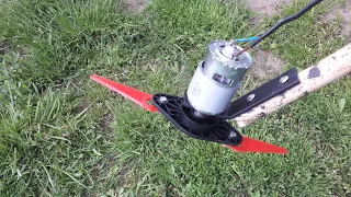 DIY How to Make a Grass trimmer Cutter at Home