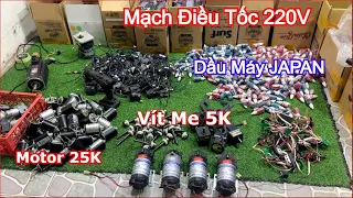 Dầu máy JAPAN xịn, mạch điều tốc 220V , 12V | Dụng Cụ KT