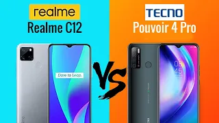 Realme C12 vs Tecno Pouvoir 4 Pro