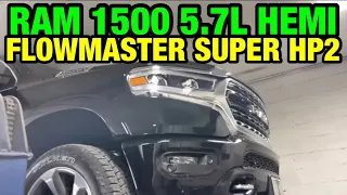 2022 RAM 1500 5.7L HEMI V8 Dual Exhaust w/ Flowmaster Super HP2!