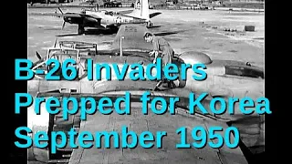 Outstanding Douglas B-26 Invader preparation close-ups from the Korean War