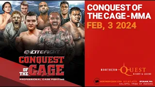 Conquest of the Cage FEB, 3 2024 (FULL EVENT)