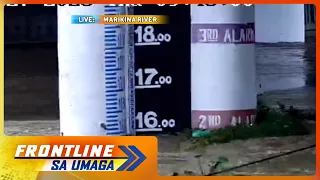 Marikina River, nasa ilalim ng Alert Level 1; mga residente, pinaghahandang lumikas