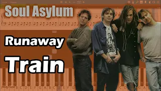 Soul Asylum - Runaway Train [Piano Tutorial | Sheets | MIDI] Synthesia