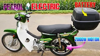Conversion Motorbike Hybrid - Petrol and Electric 60-72v 2000W - HONDA DREAM