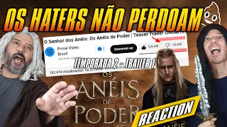 Os HATERS Não Perdoam Os Anéis de Poder Temporada 2 - Reação ao Trailer 1 #reaction