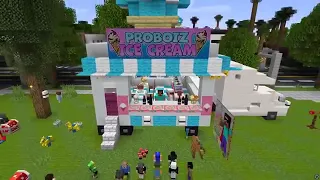 l opened an ice Cream truck in Minecraft