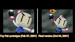 Bomberman Online Toy Fair  comparison (Feb 7, 2001 Dreamcast prototype)