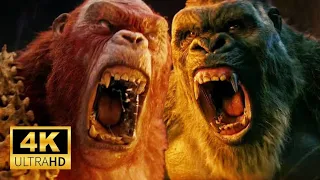 Skar King's vs Kong Full fight Scene | Godzilla x Kong: The New Empire | 4K HD