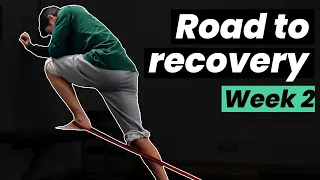 My Ankle Sprain Training Plan | Road to Recovery | week 2