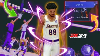 NBA2K24 Arcade Edition - Full Animation Dunks Packages “ EASY CONTACT DUNK “