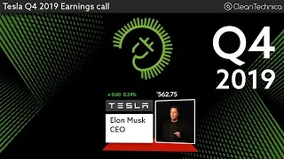 Tesla Q4 2019 Earnings Call (old live version)