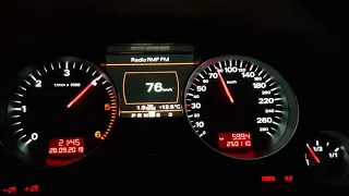 Acceleration 0-100 / 0-180 Km/h Audi A8 D3 3.0 TDi ASB Chip