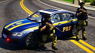 POLÍCIA RODOVIÁRIA FEDERAL | ABORDAGENS | GTA V PRF | GTA 5 POLICIAL (LSPDFR)