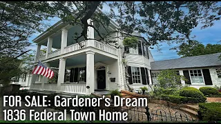 FOR SALE: 1836 Gardener's Dream Federal Town Home in Natchez, MS