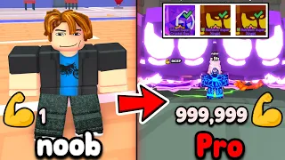 Started Over And Became Pro (Got Max Super Rebirths) Roblox Arm Wrestle Simulator
