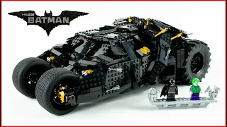 LEGO DC Comics Super Heroes 76240 Batmobile Tumbler Speed Build for Collectors - Brick Builder