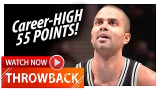 Throwback: Tony Parker Career-HIGH Highlights vs Timberwolves (2008.11.05) - 55 Pts, UNSTOPPABLE!
