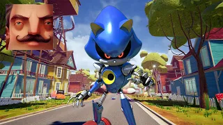 Hello Neighbor - My New Neighbor Sonic Metal the Hedgehog Act 2 Gameplay Walkthrough