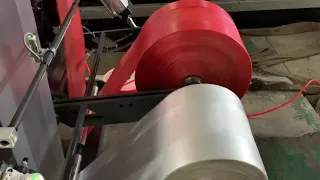 High speed plastic bag making machine