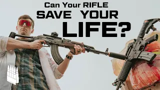 Can a Rifle stop a Bullet and save your life? Bullets vs Gun