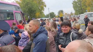 Проводы на мобилизацию 26.09.2022, Петропавловское