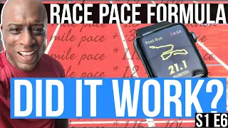 Running a Mile to Predict Race Time | Half Marathon Training Week 6